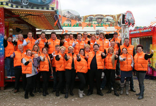 Familie Eckelboom tijdens de opendag in Rumpt